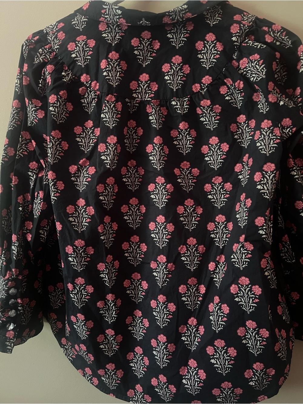Tuckernuck Floral Mock Neck Long Sleeve Top preppy chic dainty feminine kmj twp - Picture 6 of 7